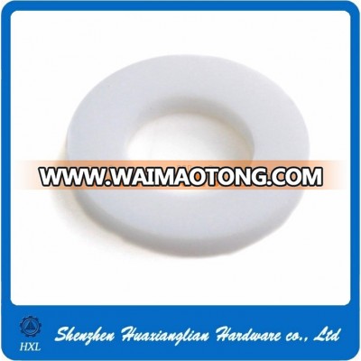 Standard and custom-made all size clear white black nylon plastic flat washer