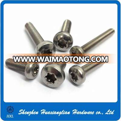 Stainless Steel Torx Recessed Pan Head Machine Screw