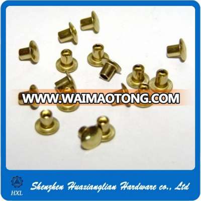 Brass/Aluminum/Steel Semi-Tubular Rivet