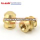 Hex Brass Threaded Insert Nut for Plastic